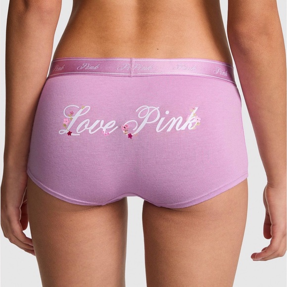 PINK Victoria's Secret Other - NEW! PINK VICTORIAS SECRET LOGO BOYSHORT PANTY